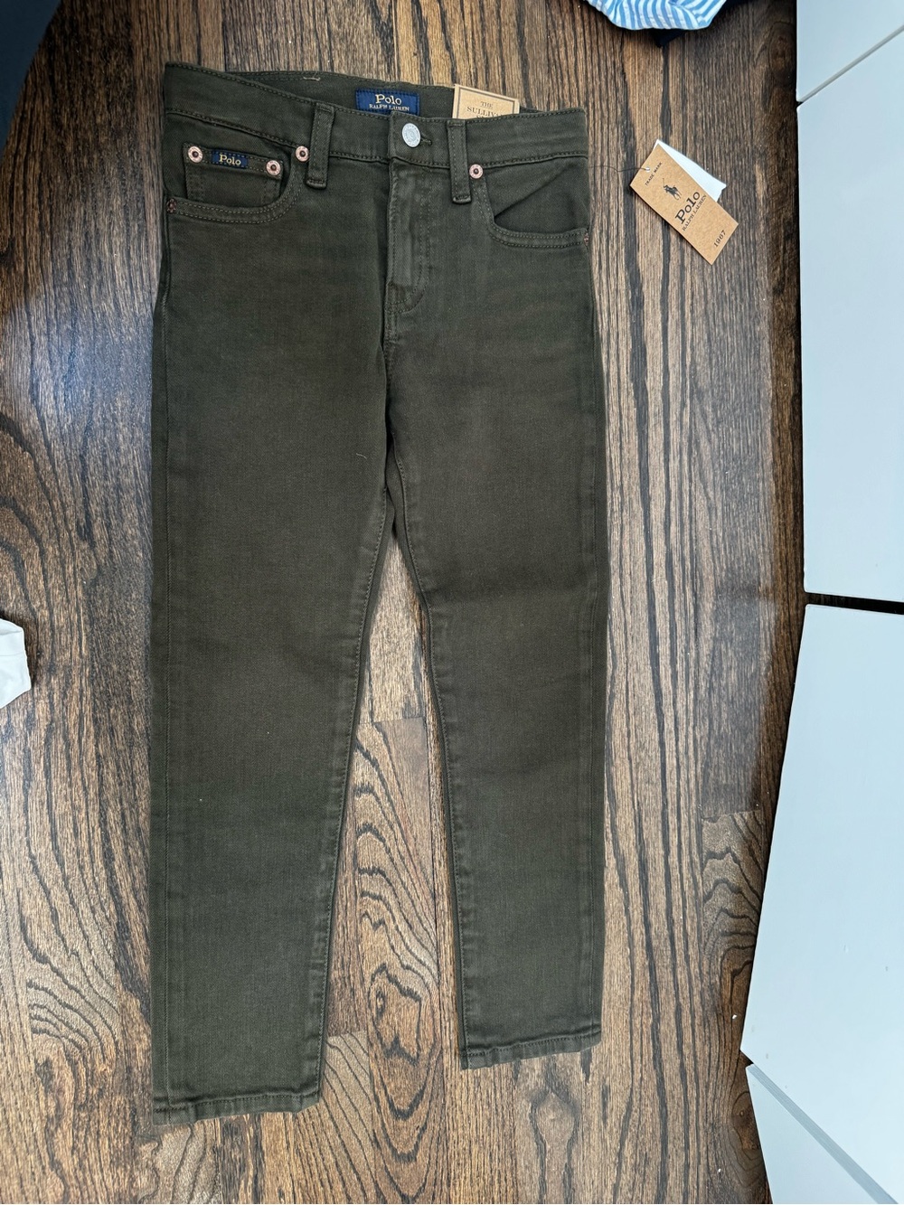Ralph Lauren Olive Green Kids Jeans